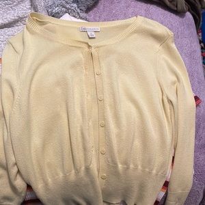 CATO button up cropped cardigan